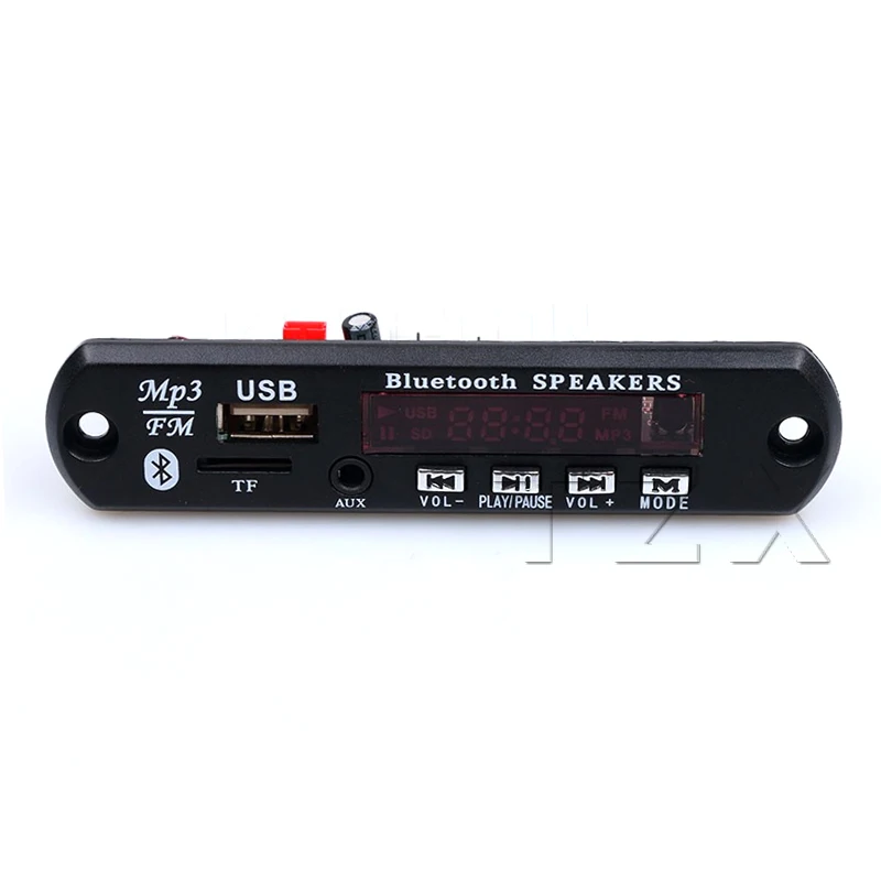 

Car Audio USB TF FM Radio Module Wireless Bluetooth 12V MP3 WMA Decoder Board MP3 Player with Remote Control For Speaker