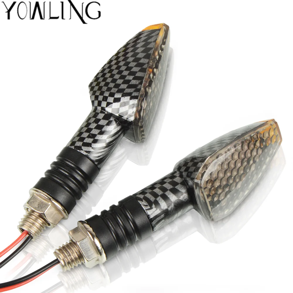 

Motorcycle 12 LED Turn Signal Lights Blinker Front Rear Tail Lights Indicators For Honda CB500F CBR500R CBR500F CB500X