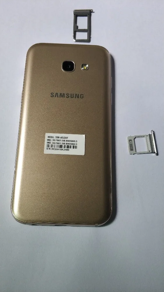 Refurbished Original Samsung Galaxy A5 2017 A520F 5.2inch 3GB+32GB Single/Dual Sim Octa Core 4G-LTE Unlocked Cell Phones refurbished iphone xr