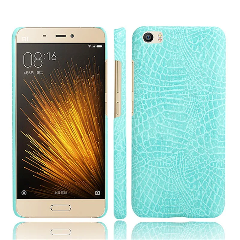 

For Xiaomi mi5 mi5s Heyqie Luxury Crocodile Skin PU Leather Back Mobile Phone Cover Case For Xiaomi mi5s mi 5 Mi5 Pro Prime Case