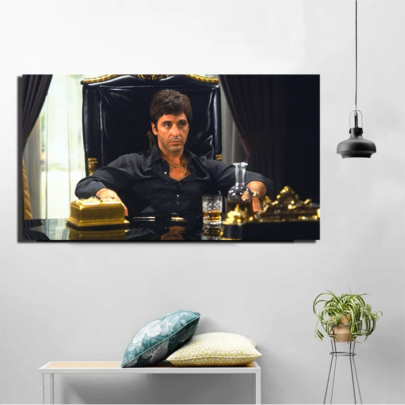 

Antonio Tony Montana Faceless Man Canvas Prints Picture Modular Paintings For Living Room Poster On The Wall Home Decor