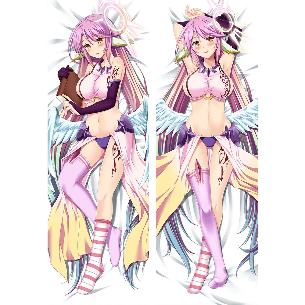 

Japan Anime Hugging Body Pillow Case NO GAME NO LIFE Jibril