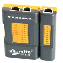SHOMLIN SML-8168 компьютерной сети/кабельный тестер, телефон testernetwork кабельный тестер