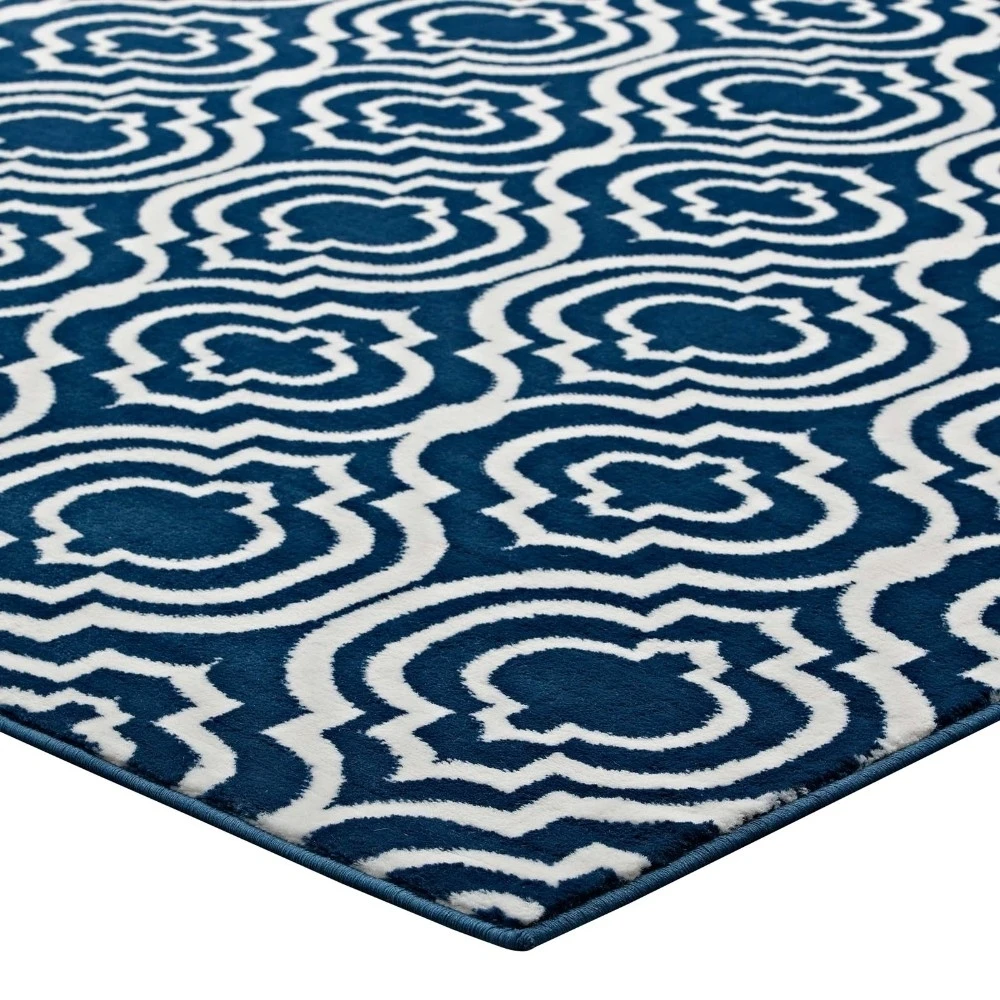 Frame Transitional Moroccan Trellis 8x10 Area Rug, R-1130C-810 (2)