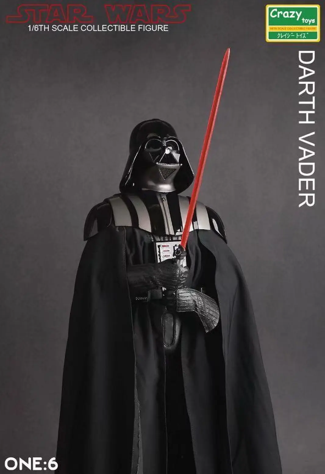 

1/6TH CRAZY TOYS STAR WARS DARK WARRIOR COLLECTIBLE DARTH VADER ACTION FIGURE New In Retail Box
