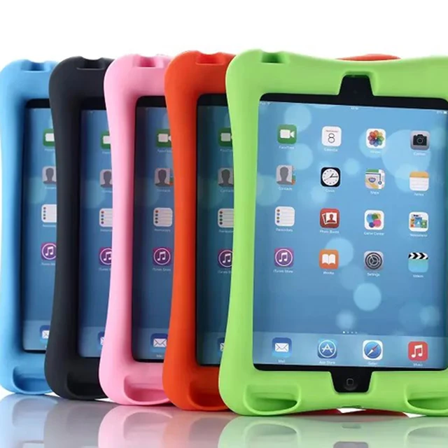 eva funny kids shock proof thick foam soft stand silicon case cover