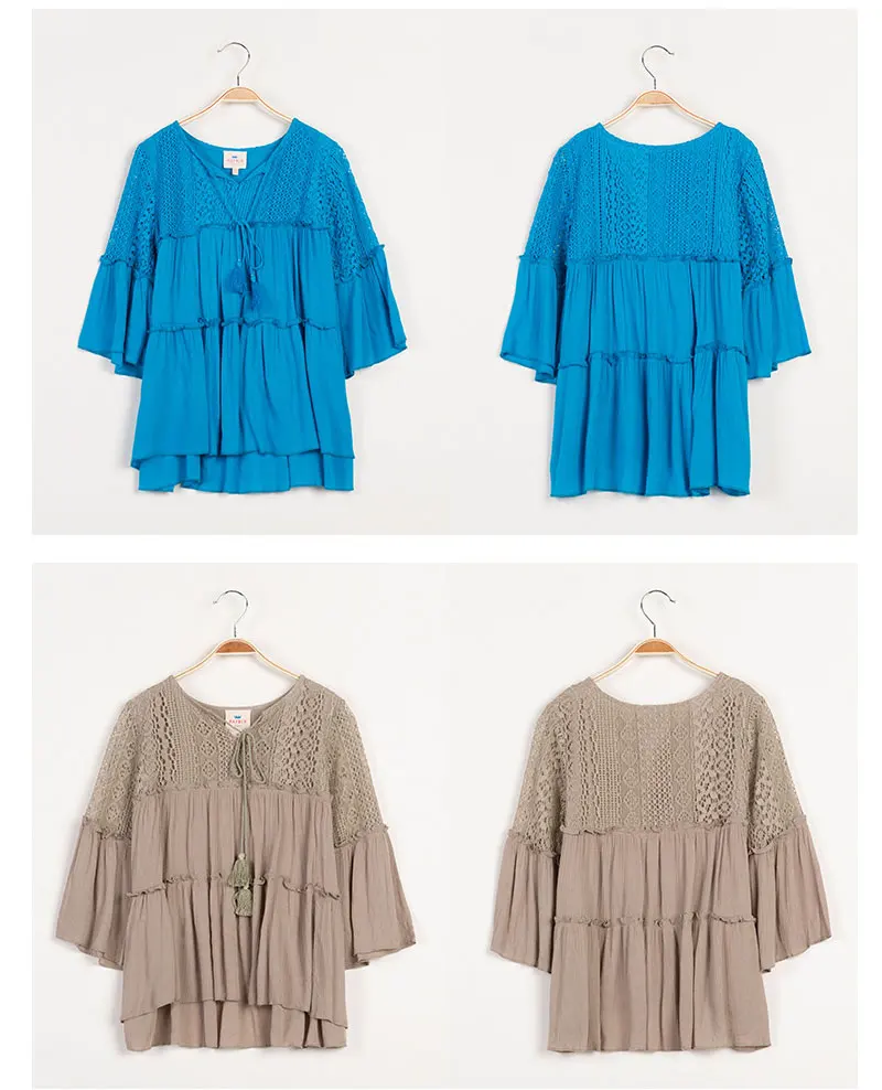 girl lace blouse G3212-11