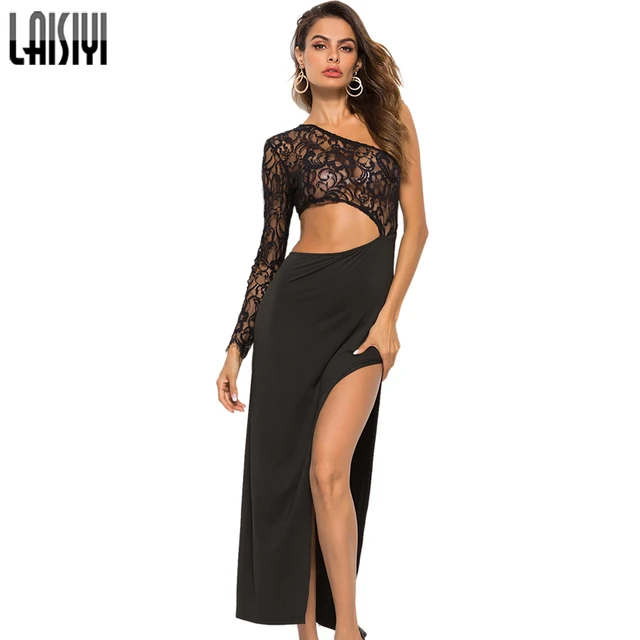 laisiyi one shoulder lace