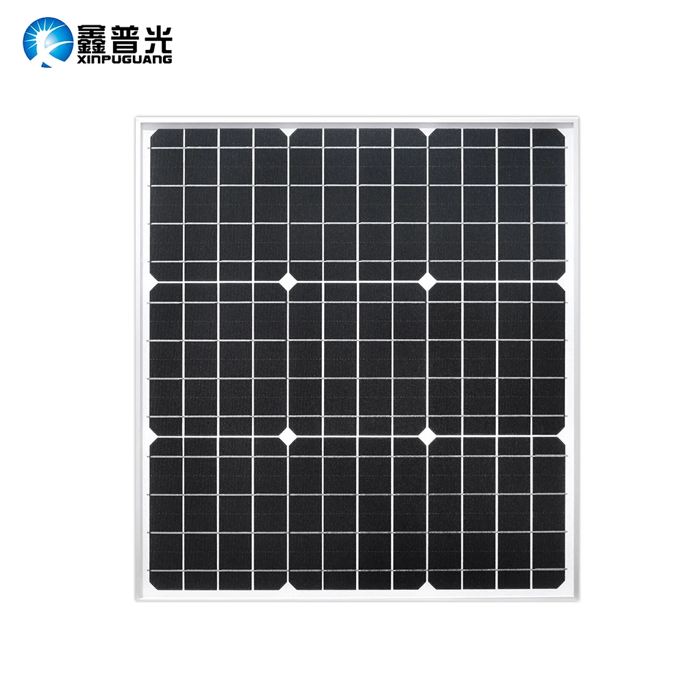 

XINPUGUANG 18v 35W Glass Solar Panel 12V Light weight Bendable Glass Solar Panels Mono crystalline cells solar battery charger