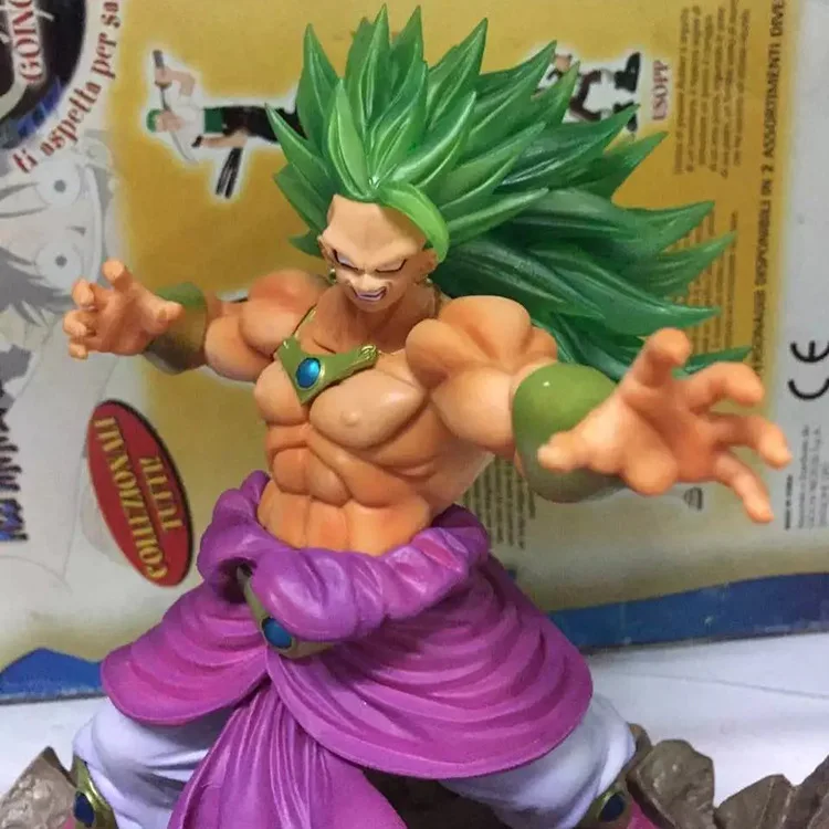 

Dragon Ball Kai Super Saiyan 3 Broly Action Figures Collectible Toys 22cm