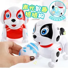 Детская электрическая игрушка Щенок будет двигаться, чтобы бегать игрушки 1-3-5 лет головоломка собака моделирование интеллекта