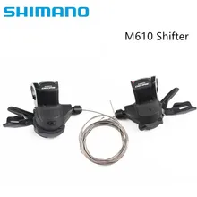 Shimano Deore M610 M615 SL-M610 переключения скоростей 2x10/3x10, набор скоростей, рычаг переключения скоростей, MTB R+ L 2/3x10, скоростной Rapidfire