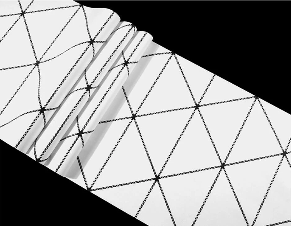 Beibehang Роскошные 3d обои для полосатых черно-белых геометрических фресок, настенная бумага в рулоне, Современное украшение, стерео настенная бумага