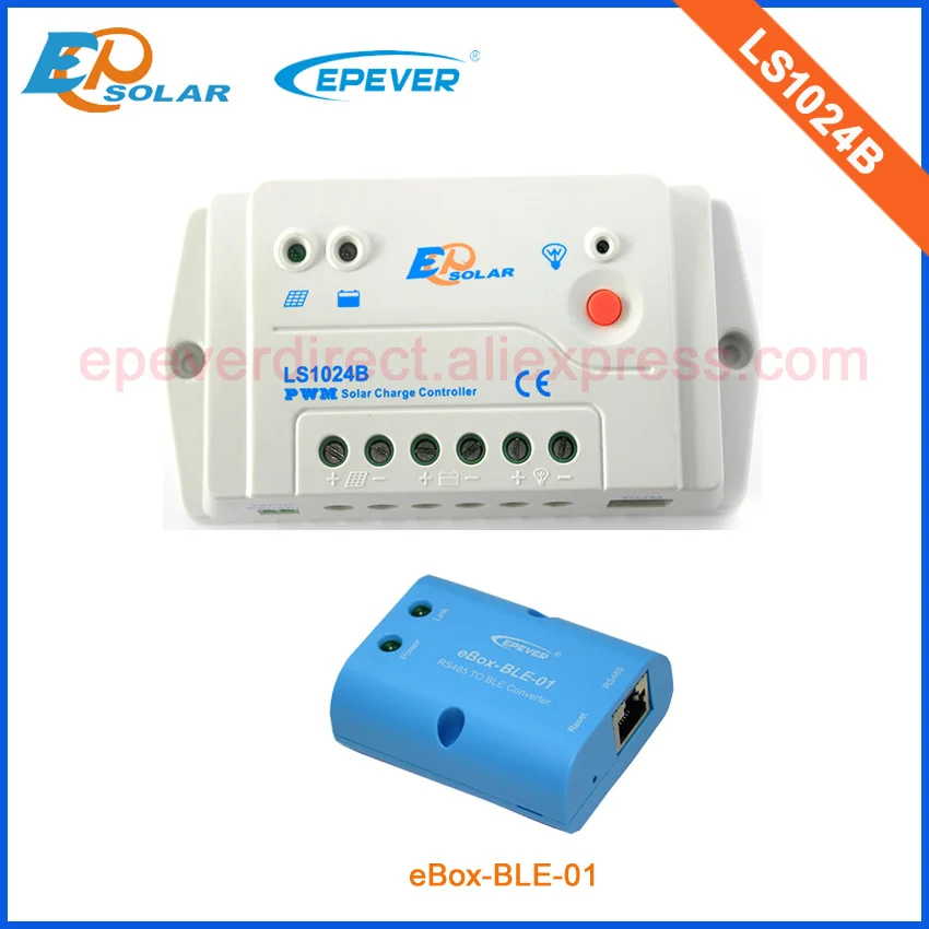 

PWM LS1024B 10A 10amp EPsolar solar controller with BLE function connect the mobile phone app