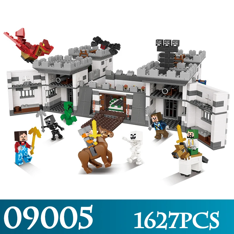 

My World Series 09005 1627pcs The Castle of Holy War Set Model Building Kits Compatible LegoINGLYs Educational Blocks Toys