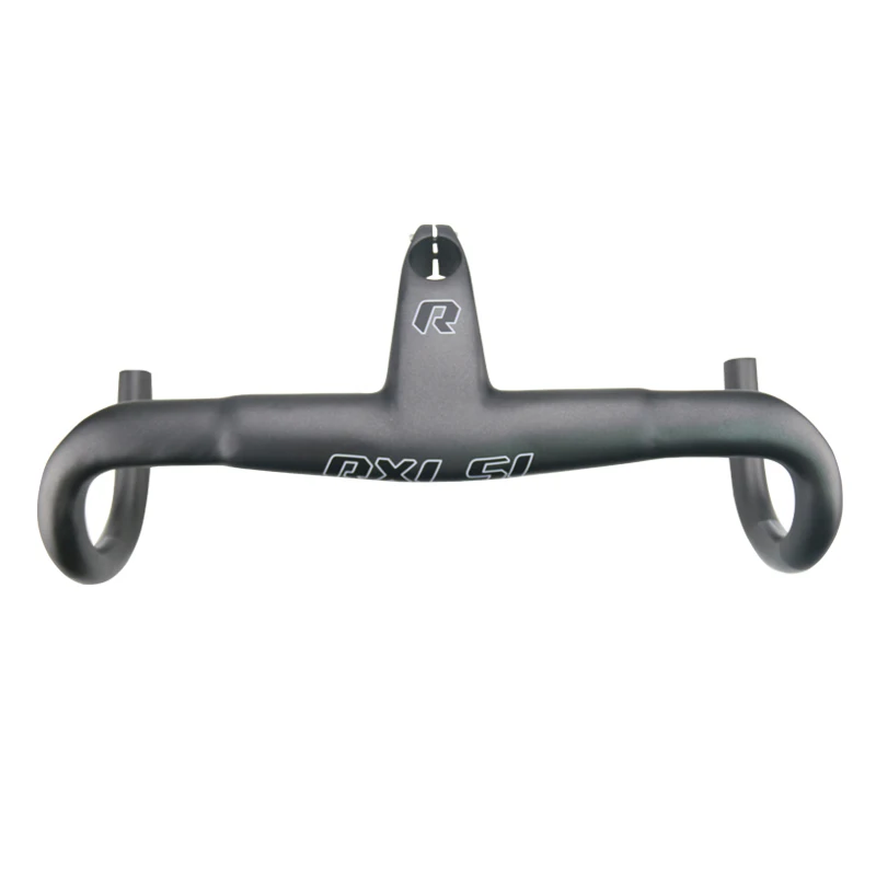 RXL SL Cycling Black Carbon Handlebar UD Matte Road Integrated Handlebars With Stem 400420440mm Bicycles Handlebar (2)