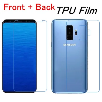 30 個前面背面 TPU スクリーンプロテクターサムスン注 8 9 クリア HD 防爆ナノコーティングされた抗ブルーつや消しフィルム