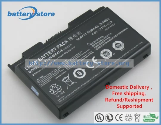 Подлинный ноутбук Sager NP8268 SAGER NP8298 NP8278 NP-8275-S аккумулятор 14 8 в 5200 мАч 76 96 Вт |