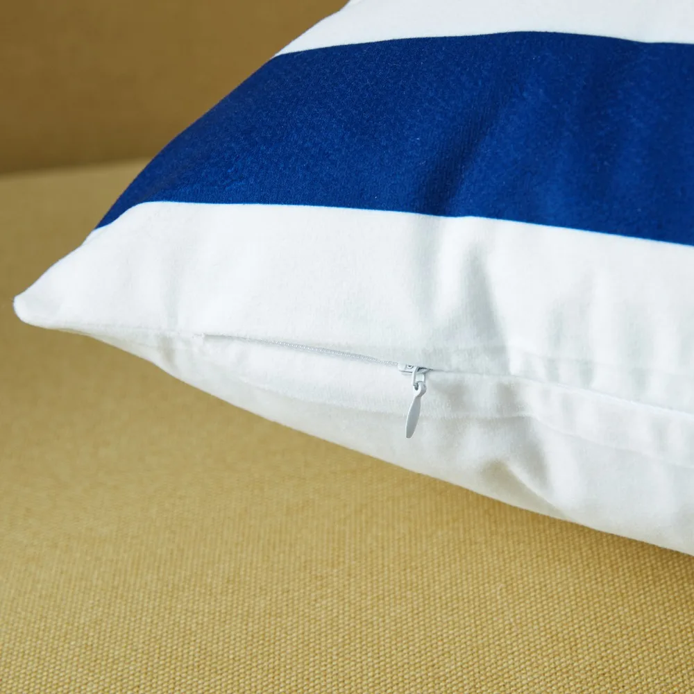 Topfinel наволочки темно-синие геометрические печатные декоративные подушки чехлы на подушки для кресло-кушетка из микрофибры