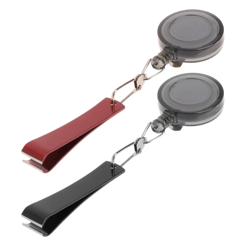 

OOTDTY Fly Fishing Nippers Line Cutter Clipper Tie Fast Nail Knot Tying Tool with Fishing Zinger Retractor Snips Tools Kit