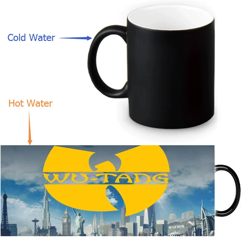 

3D Printed Wu tang clan Customize Design Water Coffee Mug Ceramic Morphing Mugs 350ml/12oz