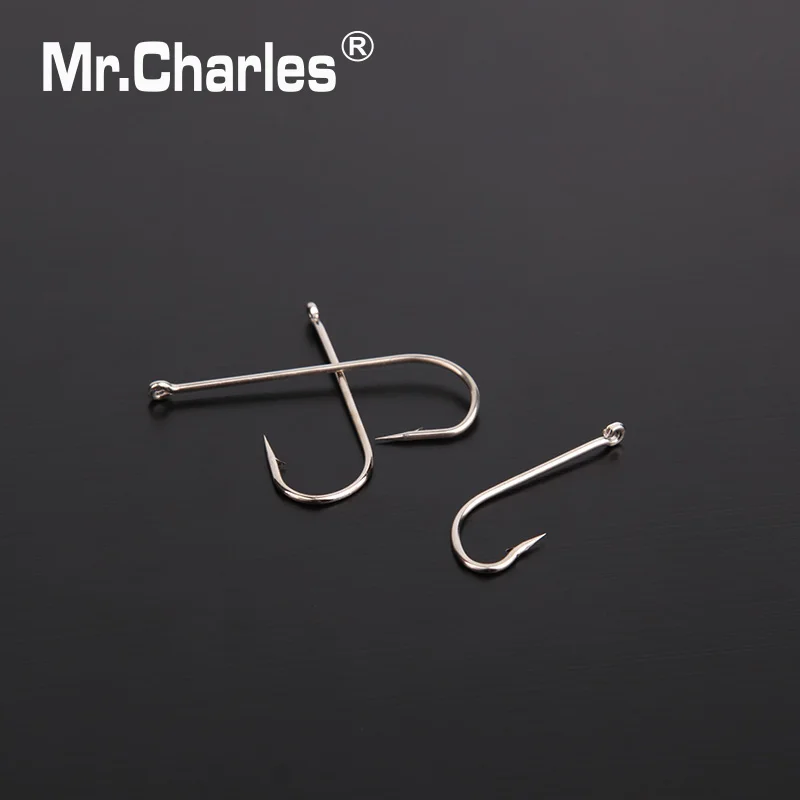 

Mr.charles 50pcs Fishing Hooks High Carbon Steel Wide Super Lock Fishhooks Lure Fishing Tackle