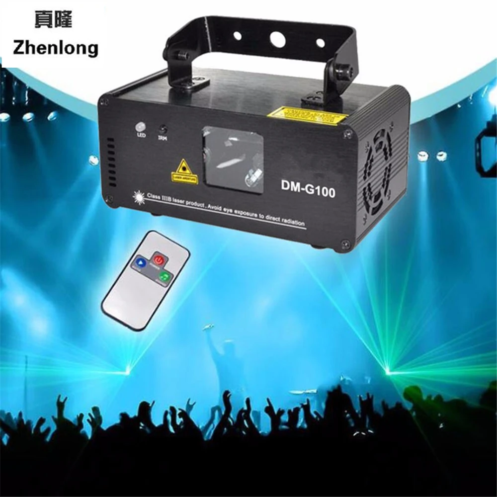 

DMX 100mW Green Laser Stage Lighting Scanner Effcet Xmas Bar Dance Party Show Light DJ Disco Laser Projector Lights