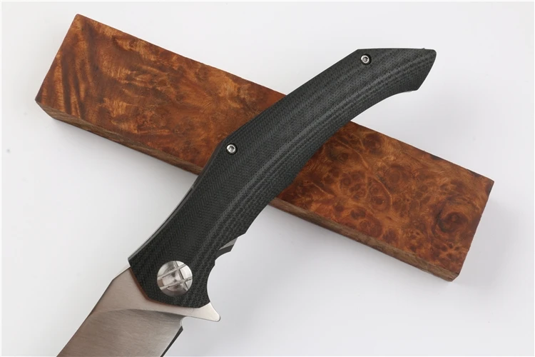 غير المتماثلة D2 شفرة G10 مقبض Edc الطي سكين التكتيكية carambit التخييم Bushcraft بقاء الصيد العسكرية Multitool أداة