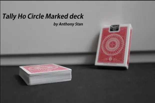 Tally Ho Circle помеченная колода Энтони Стэн магические трюки|Волшебные фокусы| |