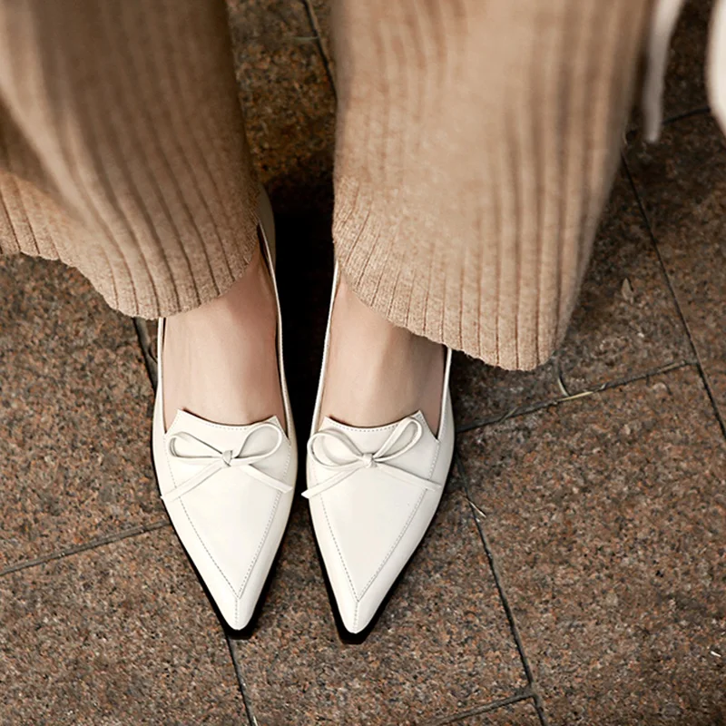 Обувь zvq/Новые модные женские туфли-лодочки из высококачественной натуральной кожи; сезон весна неглубокие туфли без застежки на каблуке 5 см; необычный стиль; обувь для улицы