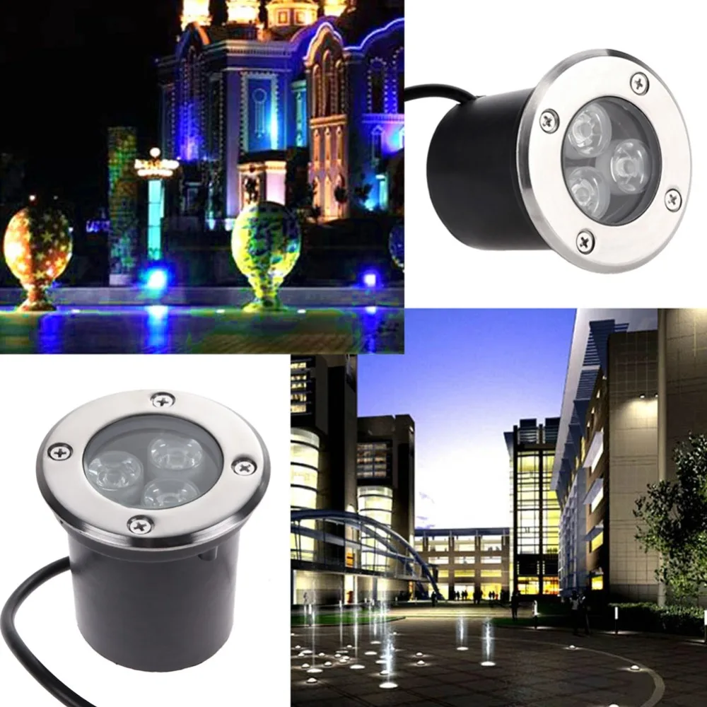 Levou ao ar Água do Jardim Luz da Lâmpada de 1 Ip67 à Prova Subterrâneo Livre w 3 5 d' Enterrado Path Quintal Deck Luzes Led Paisagem 10 Pcs Dhl Mod. 135960 3 3 W 5 W IP67 À Prova