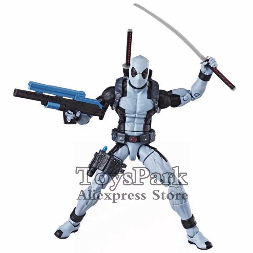 

Marvel Legends Series 6" X Force Gray Deadpool Action Figure From 2018 Sasquatch BAF Wave Collectible Doll Model Loose Original