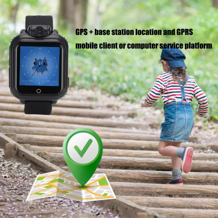 Смарт Q730 G75 Детские Смарт-часы gps HD камера wifi локатор SOS трекинг наручные часы черный для android часы