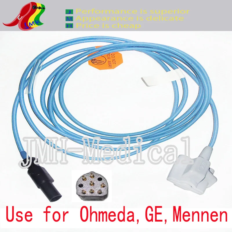 

Compatible with Ohmeda,GE,Mennen Pulse Oximeter monitor , Pediatric silicone soft tip spo2 sensor.7pin.