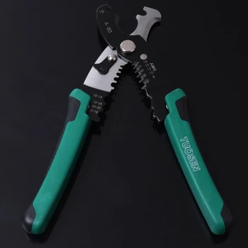 

Crimping Pliers Durable Crimping Tool Electrician Plier 8 Inch Wire Stripper 649E