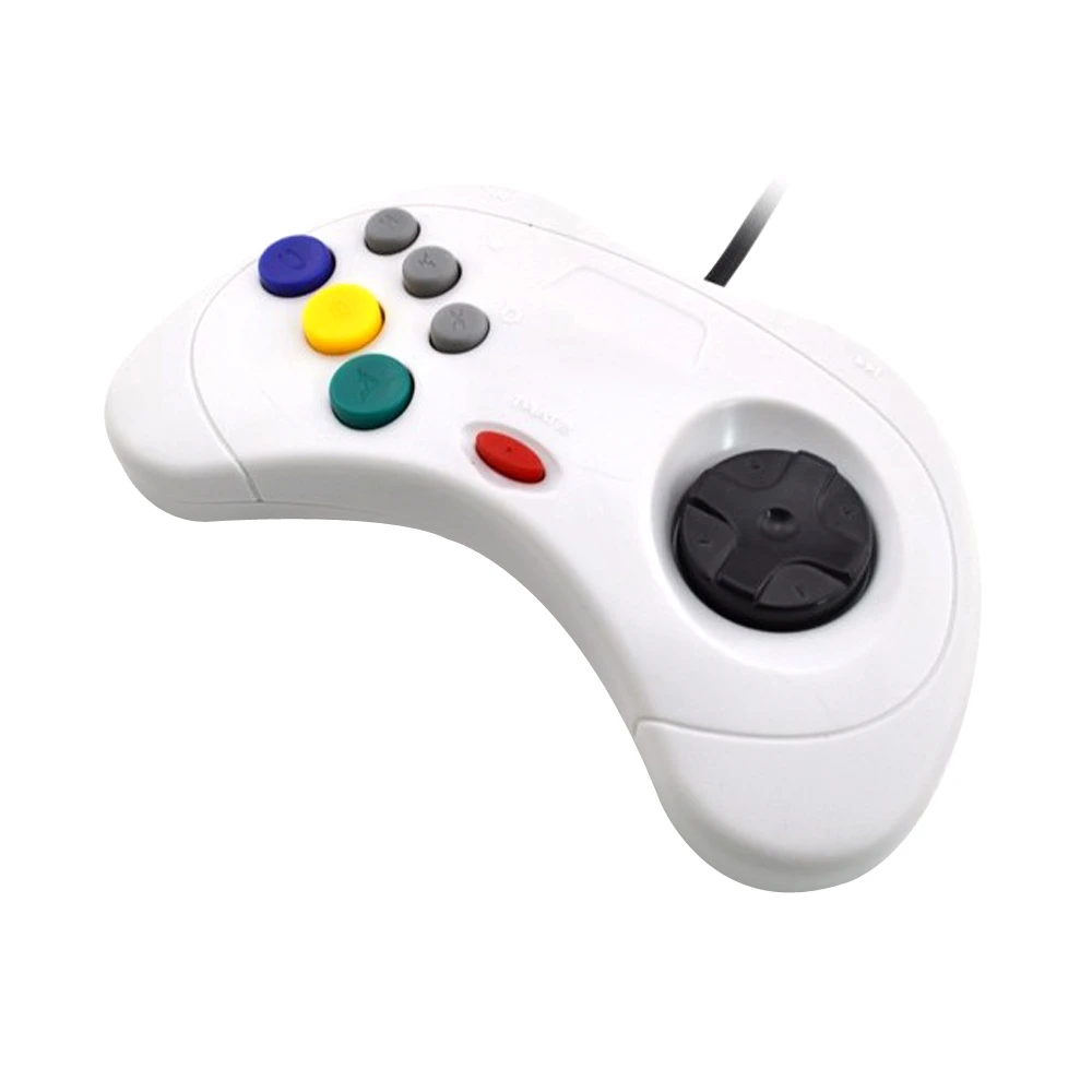 20 шт./лот джойстик для ПК система Sega Saturn стиль USB проводной геймпад Классический