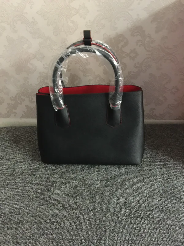 

genuine Leather Bag Handbags Women Famous Brand Totes Luxury Handbags black bag