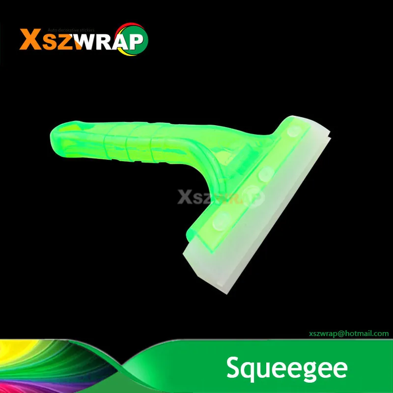 16*15cm Automobile Tool Long Hand Silicone Squeegee Auto Glass Water