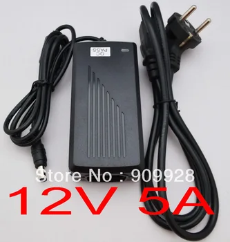 

100PCS 12V 5A AC/DC 60W LED Power Adapter for 5050/3528 SMD LED Light or LCD Monitor US / EU / UK / AU plug