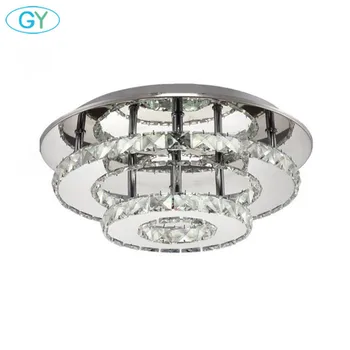 

Double ring LED Ceiling lights Lighting Fixture Modern lustres Lamp Living Room Bedroom Kitchen Surface Mount crystal lighting