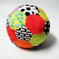 Мой Первый футбольный мяч цветной мягкий плюшевый для ребенка громкие погремушки мобильные телефоны зажимные игрушки детские игрушки bebe