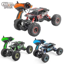 1:18 RC гоночный автомобиль 4WD 2,4 ГГц альпинистский автомобиль 4x4 двойные двигатели Bigfoot автомобиль дистанционное управление Модель внедорожный автомобиль игрушка