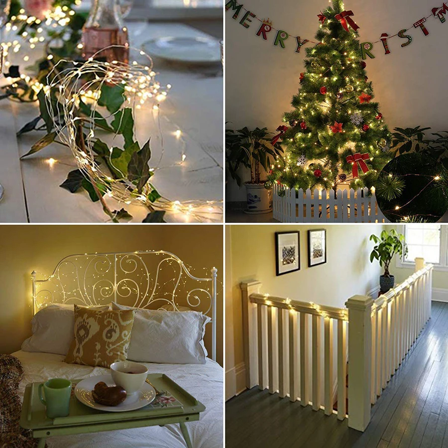 20X2M 400 LED Copper wire Fairy String Lights LED Vines Branch lights for Christmas Tree Party Decor with DC 12V 2A Adapter 20X2M 400 LED Copper wire Fairy String Lights LED Vines Branch lights for Christmas Tree Party Decor with DC 12V 2A Adapter