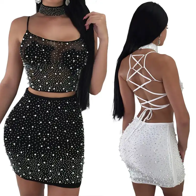 2 piece sparkly outfit