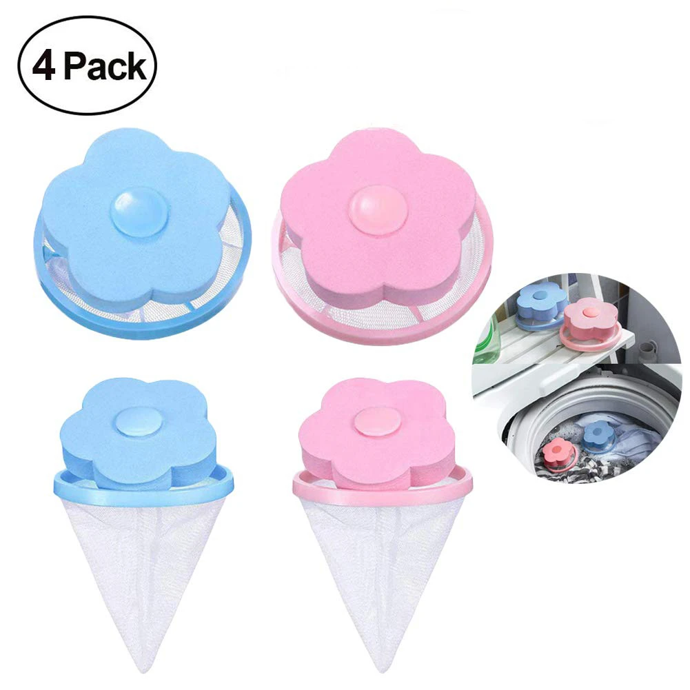 Washing Machine Floating Lint Mesh Bag Hair Filter Net Pouch Flower Type Floating Washing Machine Filter Washer Lint Trap Aliexpress
