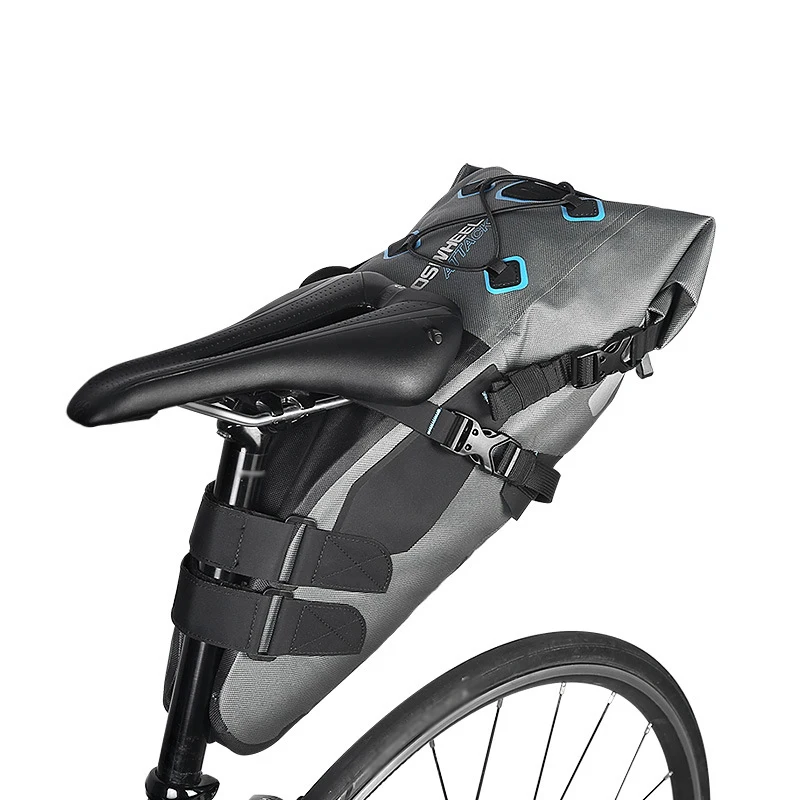 

Waterproof Bags Saddlebags Bicycles Bike Tail Seat Storage Pouch Carrier Bag