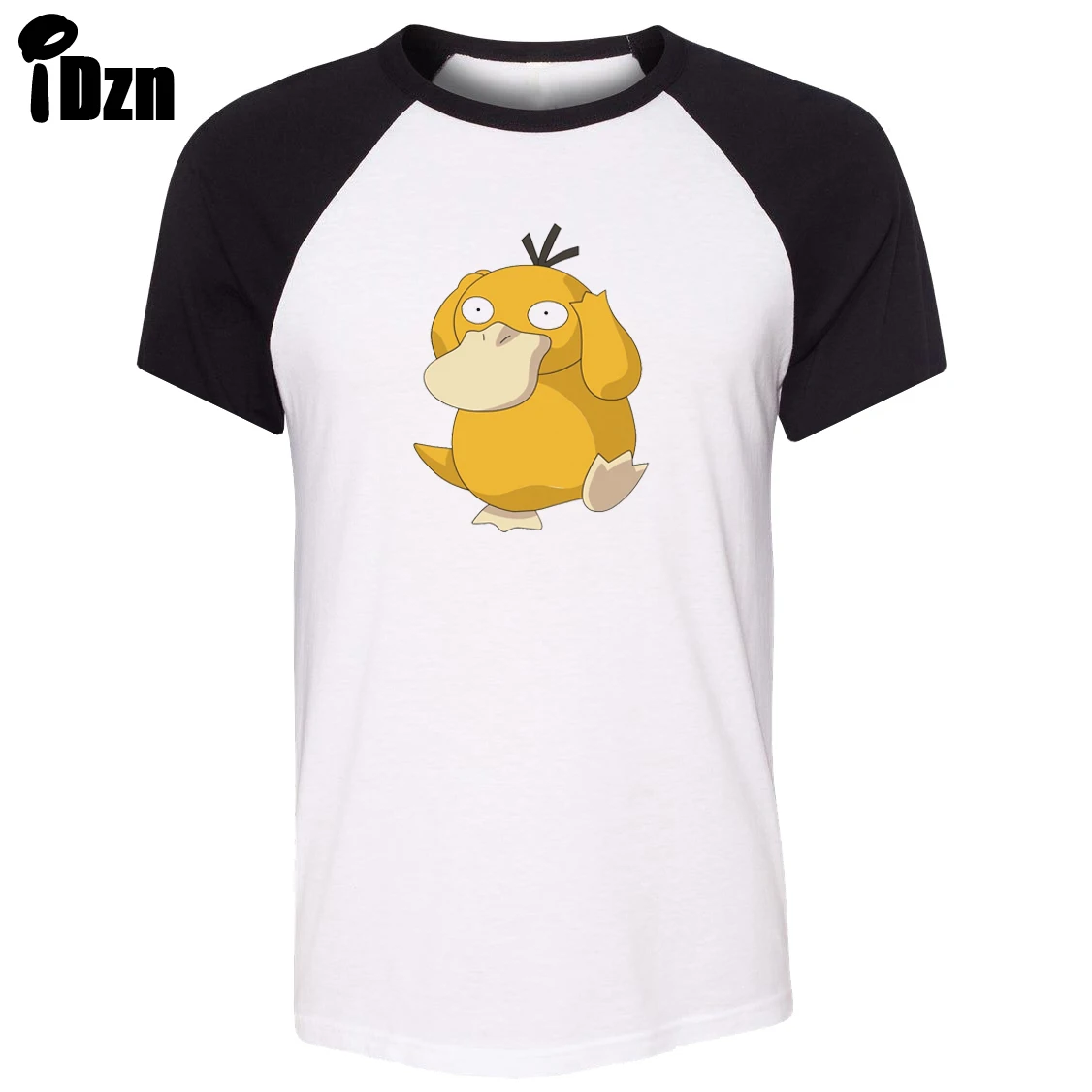 

Unisex T-shirt Pokemon Eevee Oddish Zorua Wartortle Togepi Psyduck Jigglypuff Meowth Raglan Short Sleeve Men T shirt Tees Tops