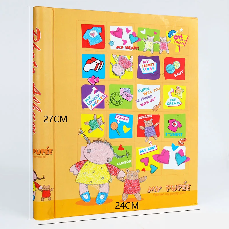 

Photo album 10 inch paste baby photo album film-covered manual creative album