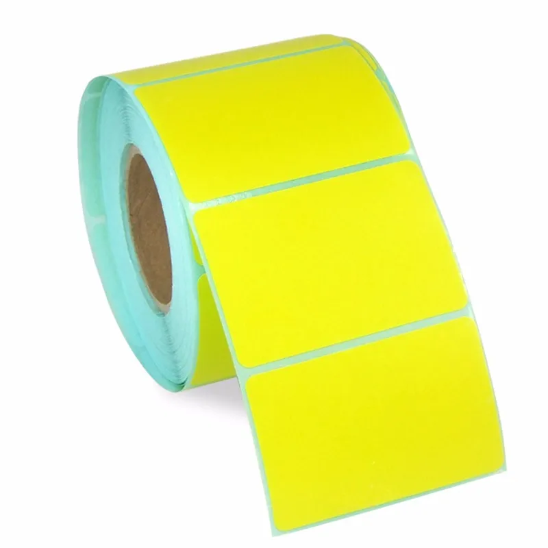 1 рулон) цветная термоэтикетка 80 мм x 50 мм синие зеленые фиолетовые оранжевые желтые коричневые цветные этикетки для принтера Zebra
