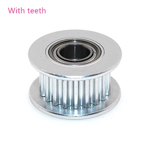 

GT2 Pulley 16/20 Without Teeth Pulley 16/20Teeth OR Without Teeth Timing Gear Bore 3/5mm for 2GT Belt Width 6/10mm